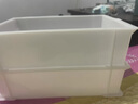 物流塑料周转箱长方形带盖加厚筐子特大号胶框储物收纳盒养鱼龟缸 1号白【708*453*178】特级加厚 实拍图