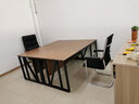 如森（RUSEN） 办公桌老板桌椅组合单人办公家具大班台主管经理桌子电脑桌定制 黑架+金橡木色（店长推荐） 160*80桌+带抽屉侧柜+椅子 实拍图