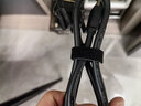 绿联魔术贴扎带数据线收纳理线带固定理线器电脑线缆电源线扎带捆线带 黑色【30条装】 实拍图