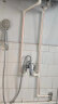 科固（KEGOO）明装花洒套装黄铜洗澡混水阀 浴室淋浴水龙头喷头软管全套K3015 晒单实拍图