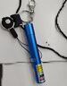 探森激光笔激光手电灯红外线USB充电售楼沙盘射笔户外教鞭逗猫指星 红光魅力蓝+挂绳 实拍图
