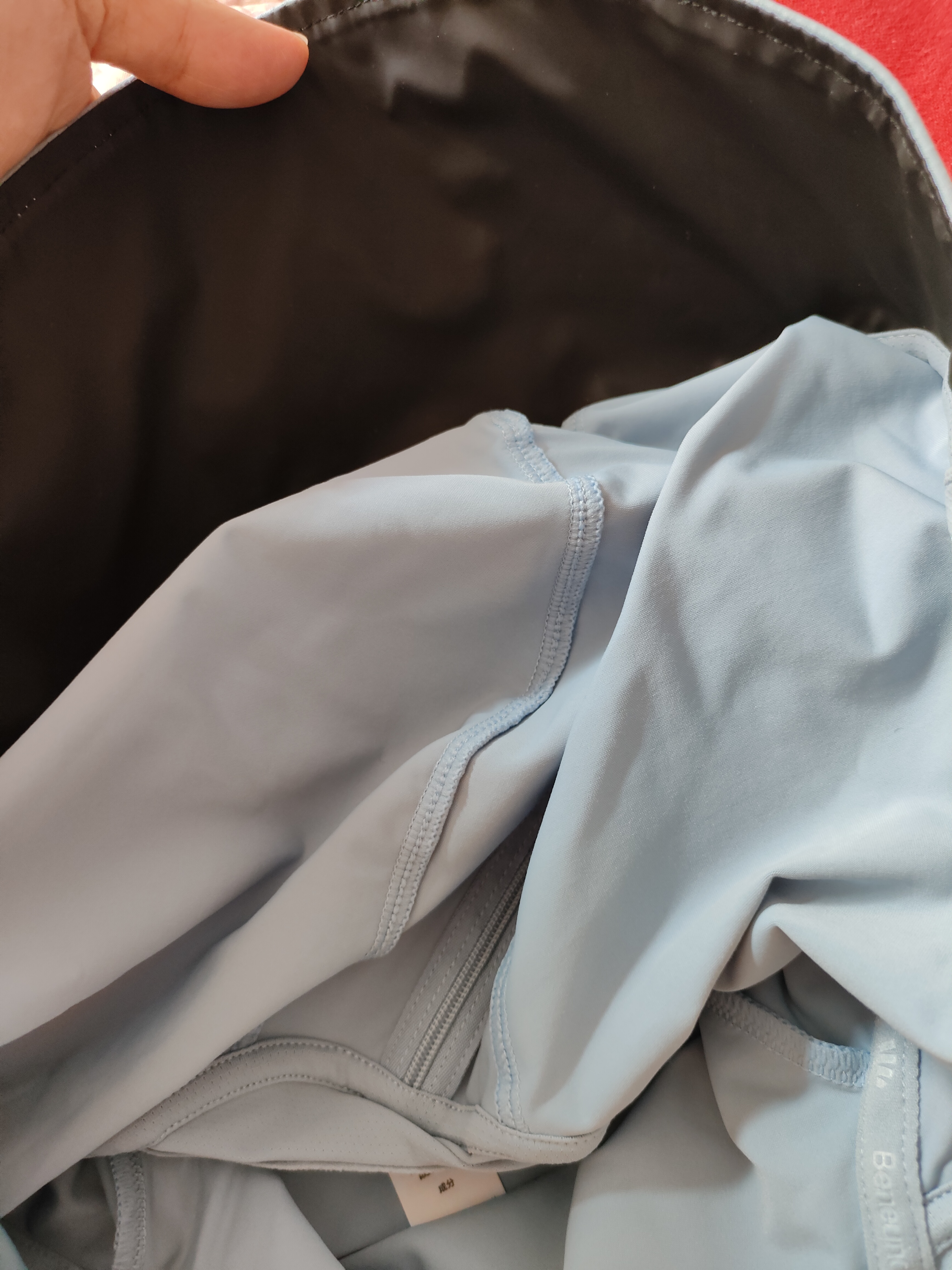 蕉下（beneunder）防晒衣女夏季防紫外线防晒服升级披肩百搭AL118女士送礼 清烟蓝 M 实拍图
