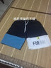 琛倪短裤男士夏季薄款五分裤外穿男裤沙滩工装裤宽松休闲裤子 黑色【D66】 L 实拍图