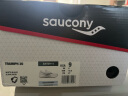 Saucony索康尼胜利20跑鞋男强缓震跑步鞋长距离夏季跑步运动鞋子Triumph  白黑11 42.5 实拍图