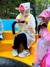 得力 儿童雨衣半透明一次性雨衣带帽加厚防水雨披 DL553011 实拍图