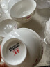 煜乾碗高脚碗米饭碗10个装家用中式景德镇陶瓷防烫骨瓷餐具套装简约 4.5英寸高脚碗永恒玫瑰 10个装 实拍图