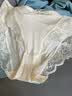 金三塔女式内裤女桑蚕丝真丝花边中腰无痕三角裤NZF7A204 实拍图