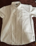 衣诺坊儿童衬衫短袖白色演出服西服衬衣夏款T恤  短袖：白色衬衫 160CM 晒单实拍图