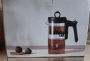 鸣盏飘逸壶玻璃茶壶功夫茶具套装玻璃内胆按压式无杆过滤泡茶壶飘逸杯 MZ8023（长嘴壶身款） 500ml 实拍图
