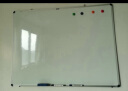 得力（deli）30*22cm黑色双面小白板 磁铁吸附白板写字板小黑板白板支架式 家用办公手写板儿童画板提示板 实拍图