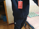 骆驼（CAMEL）跑步运动套装男立领长袖两件套运动服 7C1226L5464 墨蓝 XXL 实拍图