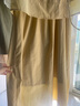 VEGA CHANG连衣裙女2025夏季新款假两件设计感休闲简约圆领背心裙 蜜蜡黄 S 实拍图