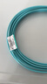 PANDUIT 泛达超六类细网线CAT6A类跳线家用电脑宽带POE监控万兆高速成品线 冰湖蓝 15米 实拍图
