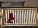 湘森实木取暖器家用节能办公室暖脚器冬季电烤火炉烤脚取暖器烤火箱电火桶烤火器暖炉烤火盆暖脚神器ZM 80*40CM实木三人款【智能控温-过热保护】 实拍图
