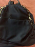 CLY轻奢品牌520生日礼物女士双肩背包通勤摩登潮流优雅商务旅行包包 黑色 实拍图