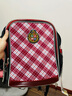 UnMe台湾unme男女小学生一年级书包男1-3-6轻防水儿童双肩背送礼书包 3285红格 1-3年级 小挂件+腰扣 实拍图