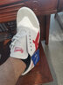 回力慢跑鞋 男女情侣鞋低帮系带牛筋底防滑透气田径跑步鞋夜跑鞋WL-27 27A白红 45 尺码标准 实拍图