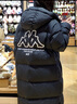 卡帕（Kappa）背靠背羽绒服外套女款2025新款冬季男士长款保暖防寒服K0EZ2YY09D 黑色-990 S 实拍图