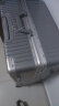 NAUTICA铝框行李箱男大容量旅行箱密码箱万向轮结实耐用拉杆箱32英寸银色 实拍图