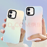 暴走适用苹果11手机壳 iphone11保护套 硅胶软边简约防摔镭射渐变高级感磨砂硬壳 灰 实拍图