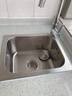 惜度304不锈钢水槽小单槽台上盆厨房一体餐边洗菜盆阳台洗衣池S3832 实拍图