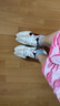 NEW BALANCE NB327官方休闲鞋女鞋夏季复古增高鞋潮流百搭低帮轻便软底运动鞋 灰色/米白/酒红 WS327KA 36 (脚长22.5cm) 实拍图