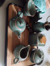 祥业哥窑功夫茶具整套装家用乔迁送礼泡茶壶盖碗茶道六君子办公室会客 哥窑茶壶+配件+茶盘 15头 实拍图