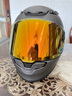 SHOEI日本进口X14/Z7/GT-Air/NEOTEC/Z8/X15头盔原厂镜片电镀变色镜片 Z8/X15-电镀橘镜片/型号备注 均码 实拍图