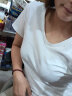 美特斯邦威短袖t恤女夏季纯色圆领打底衫基础内搭宽松体恤女 运动灰 165/88A 晒单实拍图