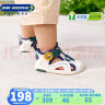 江博士（DR·KONG）夏季男女童简约步前鞋 宝宝舒适透气运动 儿童凉鞋 米/绿 22码 脚长约12.7-13.3 晒单实拍图
