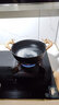 小幸福鑄鐵（KITCHEN LITTLE HAPPINESS KITCHEN）小幸福铸铁元宝锅氮化铁锅不粘锅家用大容量炒锅无涂层电磁炉通用 升级款元宝锅+木盖+麻绳 23cm 实拍图