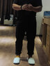FitonTon休闲裤男秋冬韩版潮流运动卫裤时尚宽松束脚长裤简约百搭裤子男 实拍图