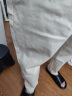 新百伦白色牛仔裤男士夏季薄款2024潮牌宽松直筒工装哈伦休闲九分长裤子 白色 31 晒单实拍图