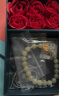 中国珠宝黄金手链女士足金莲花和田玉手串转运珠生日礼物送老婆送妈妈 晒单实拍图