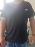 吉普JEEP【纯棉3件装】短袖T恤男20222夏季新款男士体恤衫纯色半袖圆领中青年宽松休闲百搭上衣男 白色+黑色+铁灰 XXXL（建议145-160斤） 实拍图