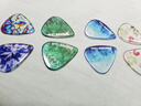 IBANEZ 依班娜 万花筒吉他拨片民谣木电贝斯贝司扫弦速弹拨片日本产 P4-冰山蓝 1.0mm 泪滴形 实拍图