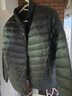 啄木鸟羽绒服男轻薄款秋冬季新款冬装男士外套男纯色大码上衣服男装袄子 1800黑色【立领款】 3XL 185 实拍图