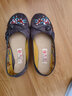 京睿 春夏老北京布鞋女单鞋妈妈鞋民族风绣花鞋一脚蹬聚氨酯底防滑 灰色2-11 39 实拍图