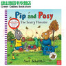 英文原版 Pip and Posy 波西和皮普 The Scary Monster 名家Axel Scheffler 儿童图画故事书漫画书 绿山墙 实拍图