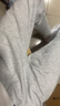 李宁卫裤男长裤2025春秋季新款大码休闲直筒宽松平口跑步运动裤女 浅灰色（平口直筒裤+棉质亲肤） XL 实拍图