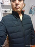 啄木鸟羽绒服男短款冬季加厚保暖新款男士外套立领韩版休闲男装防寒衣服 米白无帽【升级版】 4XL 建议【170-190】 实拍图