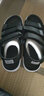 特步男子凉鞋春夏舒适休闲沙滩鞋魔术贴潮流运动凉拖鞋户外鞋982219171533 黑 43码 实拍图