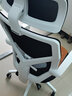 联丰DS-203C家用人体工学电竞电脑椅休闲转椅职员久坐舒适办公椅白色 实拍图