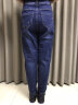 凌丹娜牛仔裤女春秋哈伦裤女士女裤老爹萝卜裤2024年新款裤子女JG733 深蓝色 28码（二尺一） 实拍图
