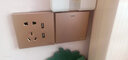 欧普照明照明（OPPLE）开关插座面板电源墙壁五孔插座家用5孔KG 16A三孔 实拍图