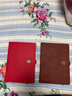 木雷 商务笔记本本子文具定制加厚带扣礼盒套装带笔磁扣可印logo记事本办公用品开会议工作日记本记录本 601-B5红色 实拍图