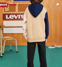 Levi's李维斯男童套装秋冬新款儿童连帽卫衣长裤两件套加绒 小麦色 140 /68 【建议身高128-140cm】 实拍图
