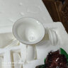 源淘窑描金羊脂玉功夫茶具套装高档德化白瓷陶瓷家用整套泡茶壶盖碗茶杯 盖碗宽口杯描金白/安全包装 12头 实拍图