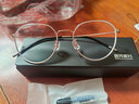 明月镜片 眼镜近视女修颜时尚钛架配镜防蓝光护目高清定制眼镜框36055 镜框+1.71明月PMC镜片 实拍图