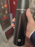 富光 茶马仕保温杯大容量男女士316不锈钢水杯带控温杯盖户外便携杯子 【488ML睿智黑】-快速降温杯盖 实拍图